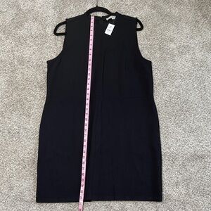 LOFT Elegant Black Sleeveless Dress NWT
